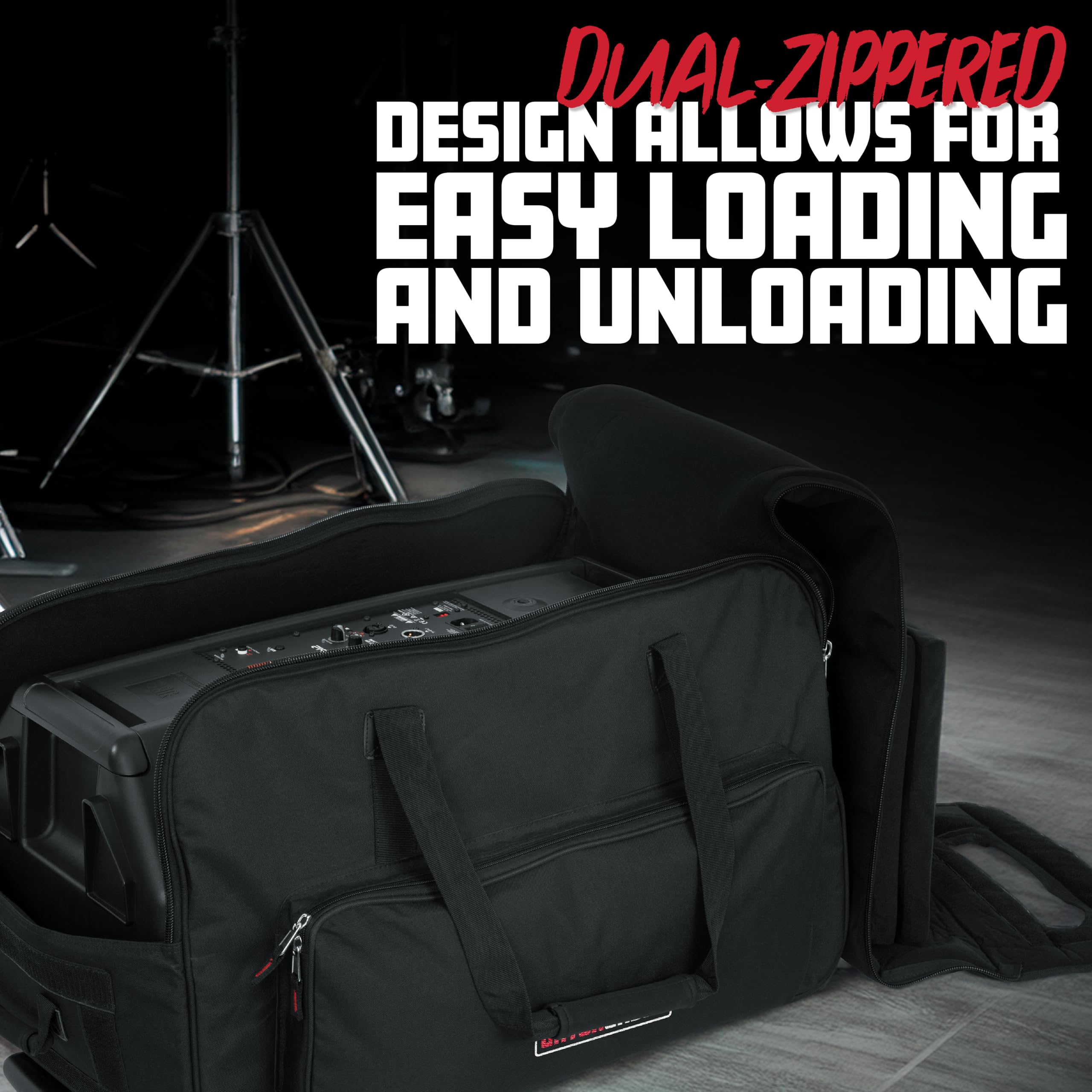 Amazon.com: Gator Cases Rolling Speaker Bag for Large Format